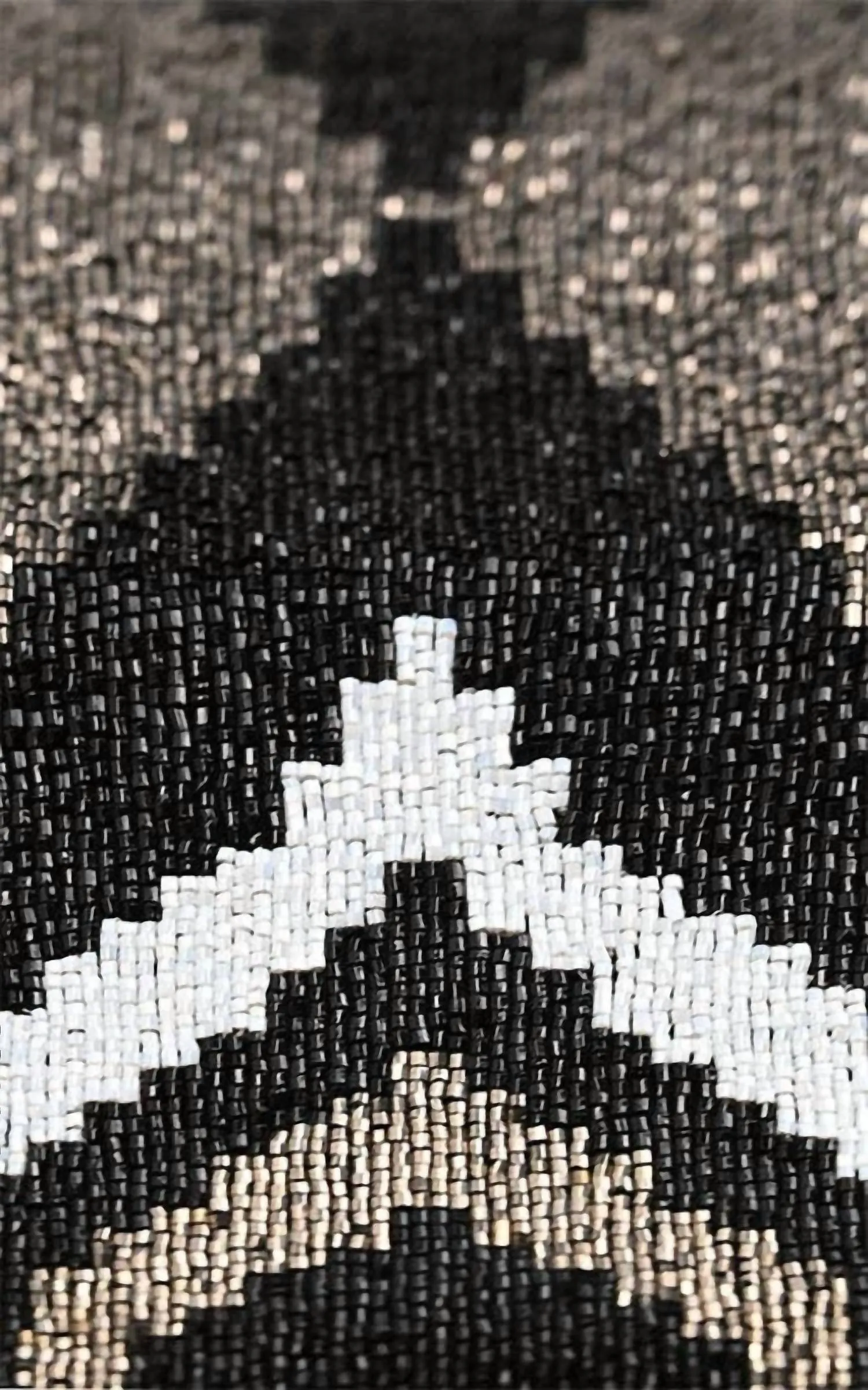 Women's Ikat Elegance Clutch In Noir