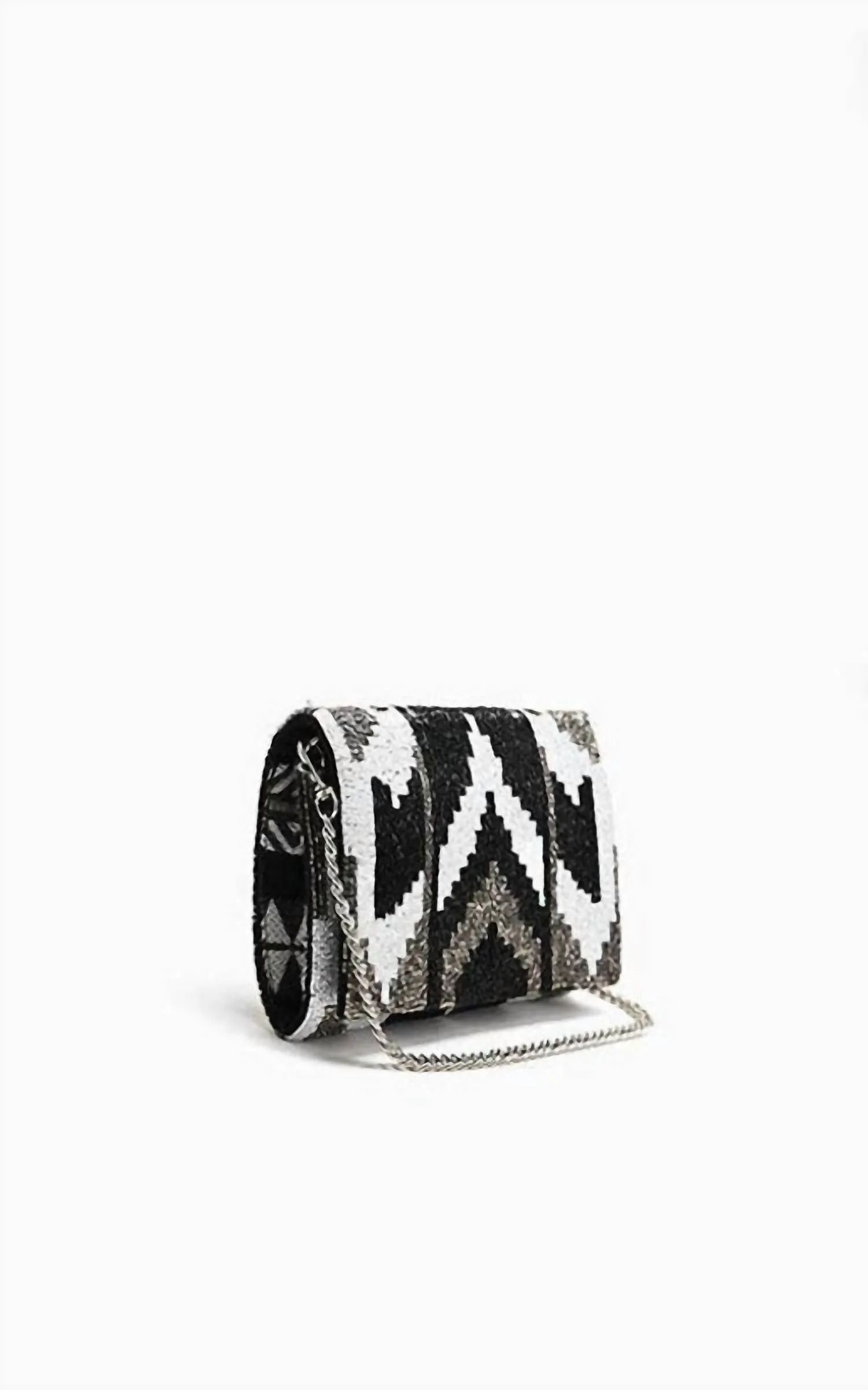Women's Ikat Elegance Clutch In Noir