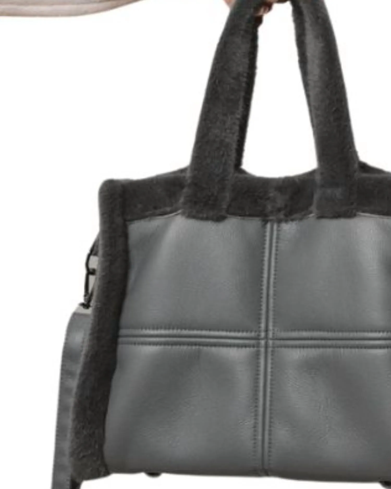 Women's Jasha Small Shopper Graphite In Black