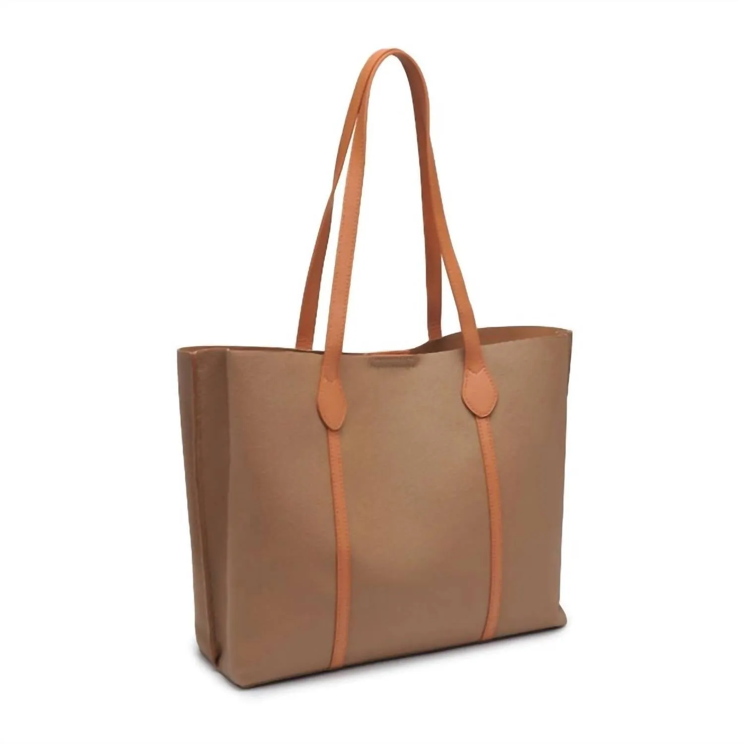 Women's Martell Vegan Leather Tote Bag In Brown