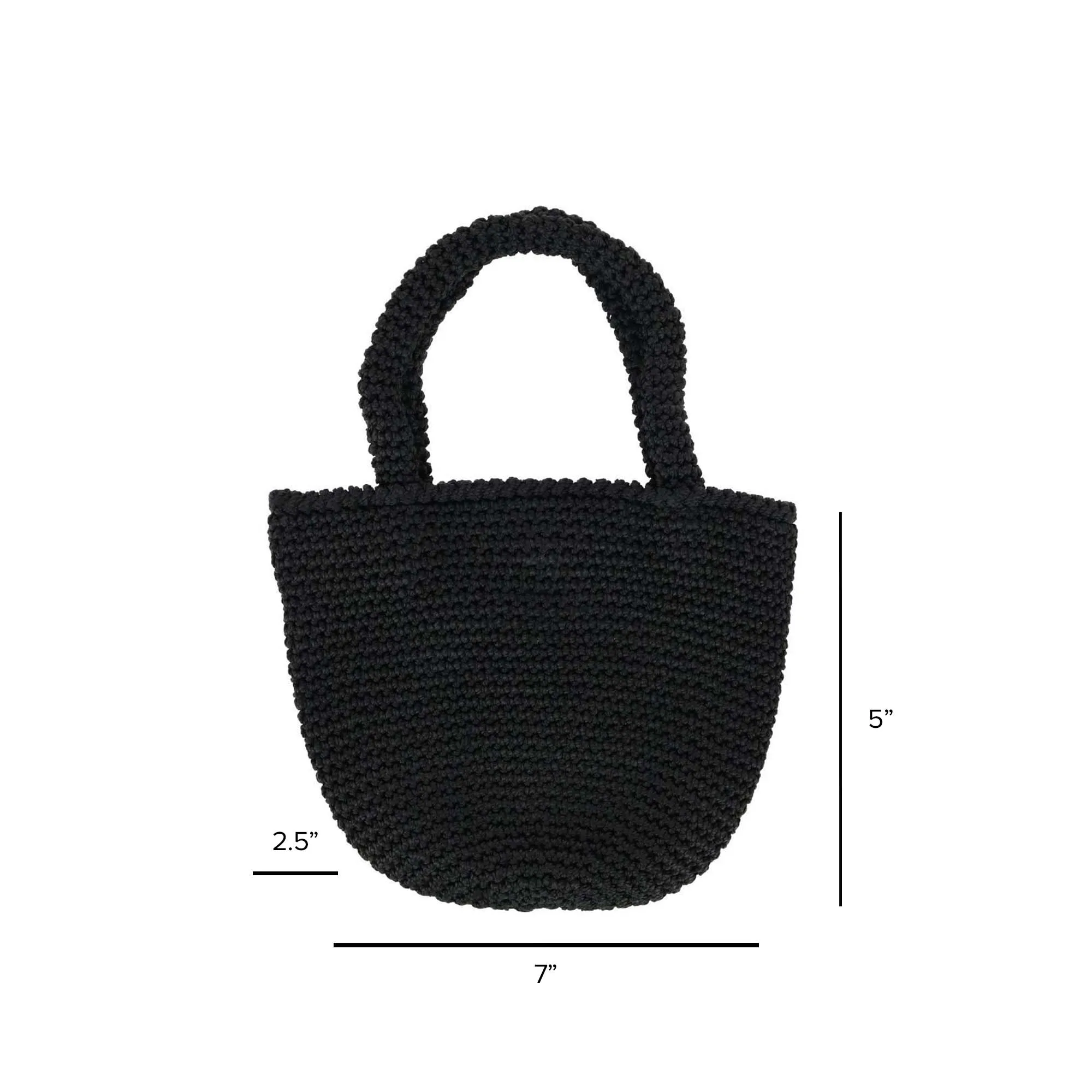 Women's Mini Crochet Tote Handbag