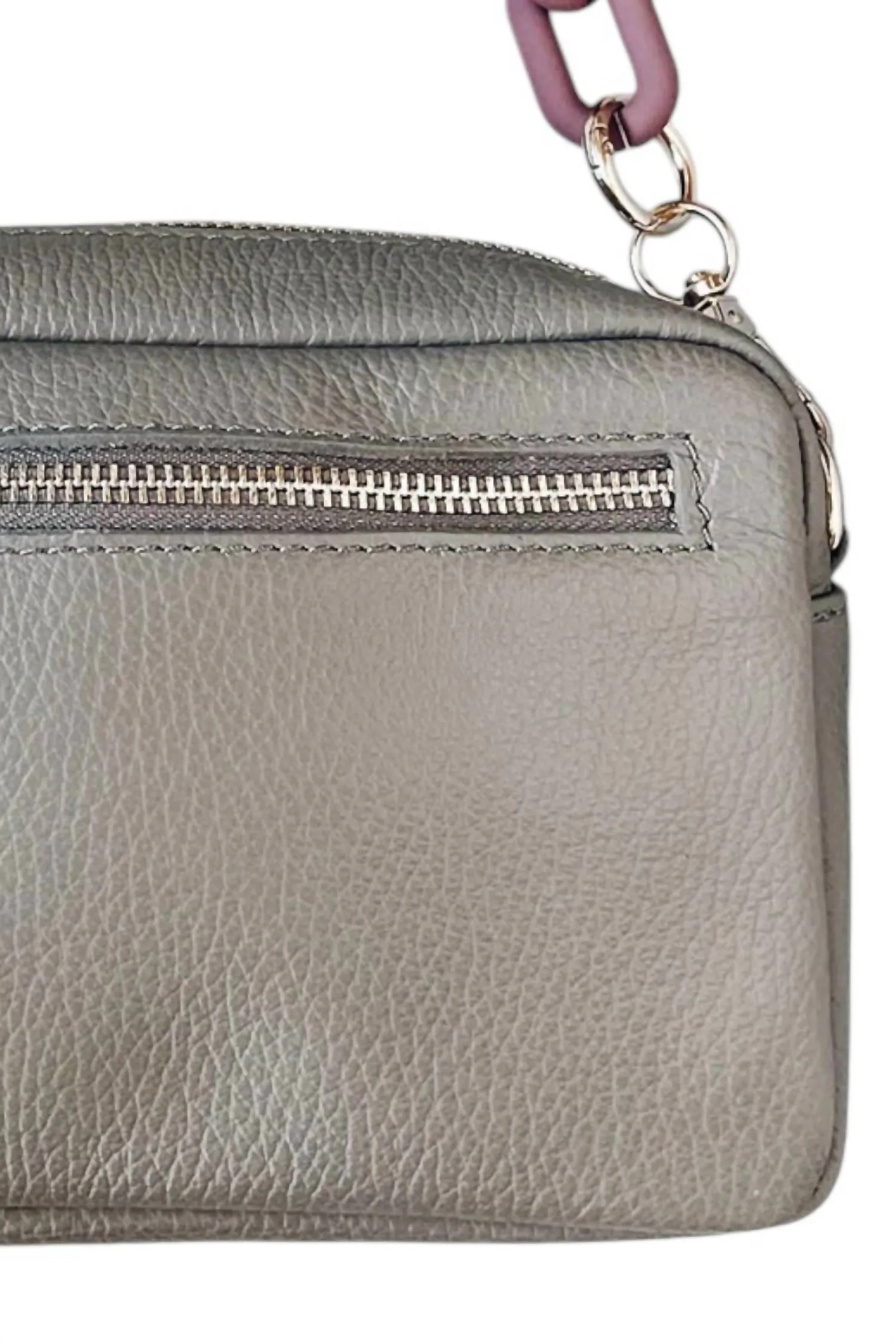 Women's Mini Italian Leather Bag In Black