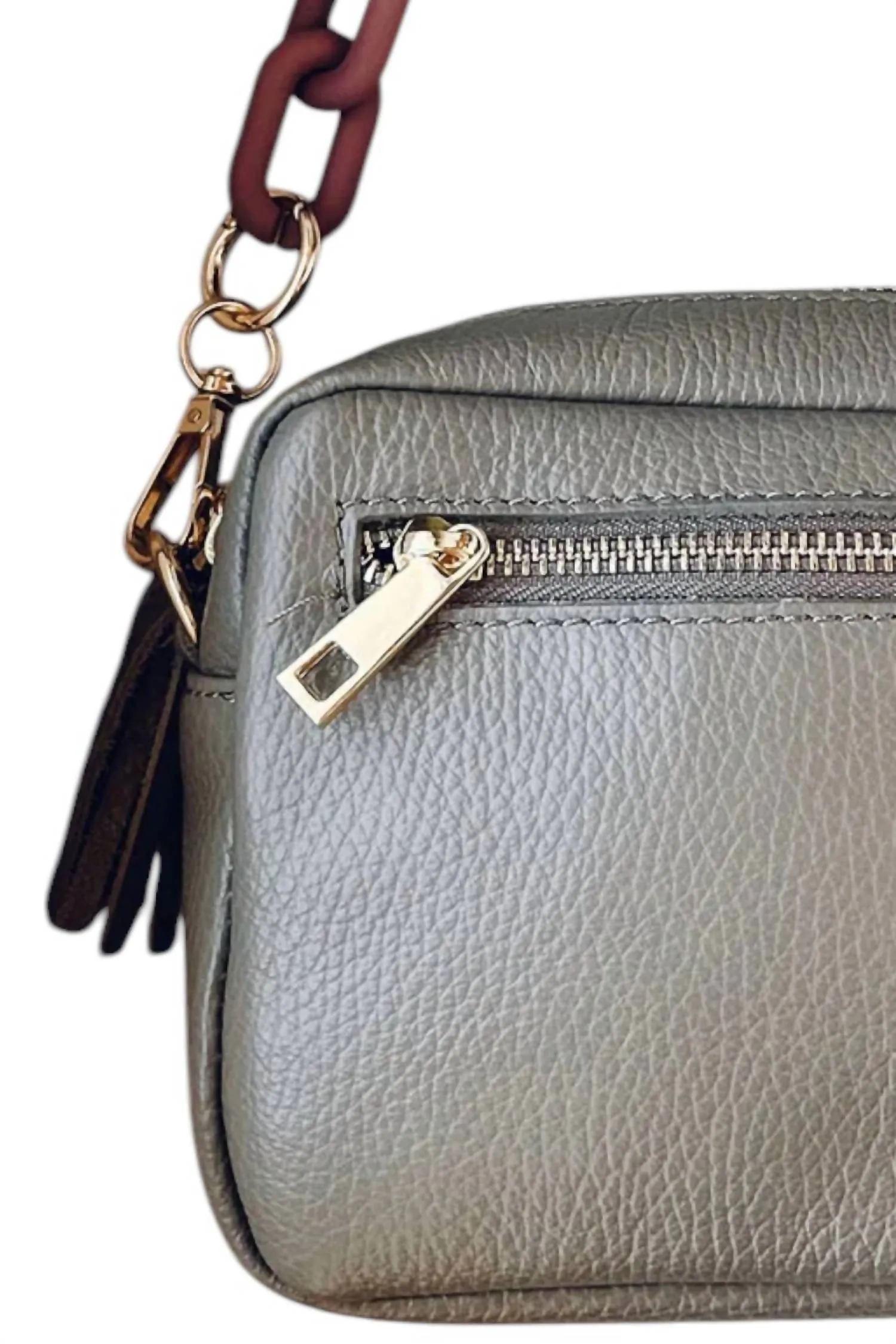 Women's Mini Italian Leather Bag In Black