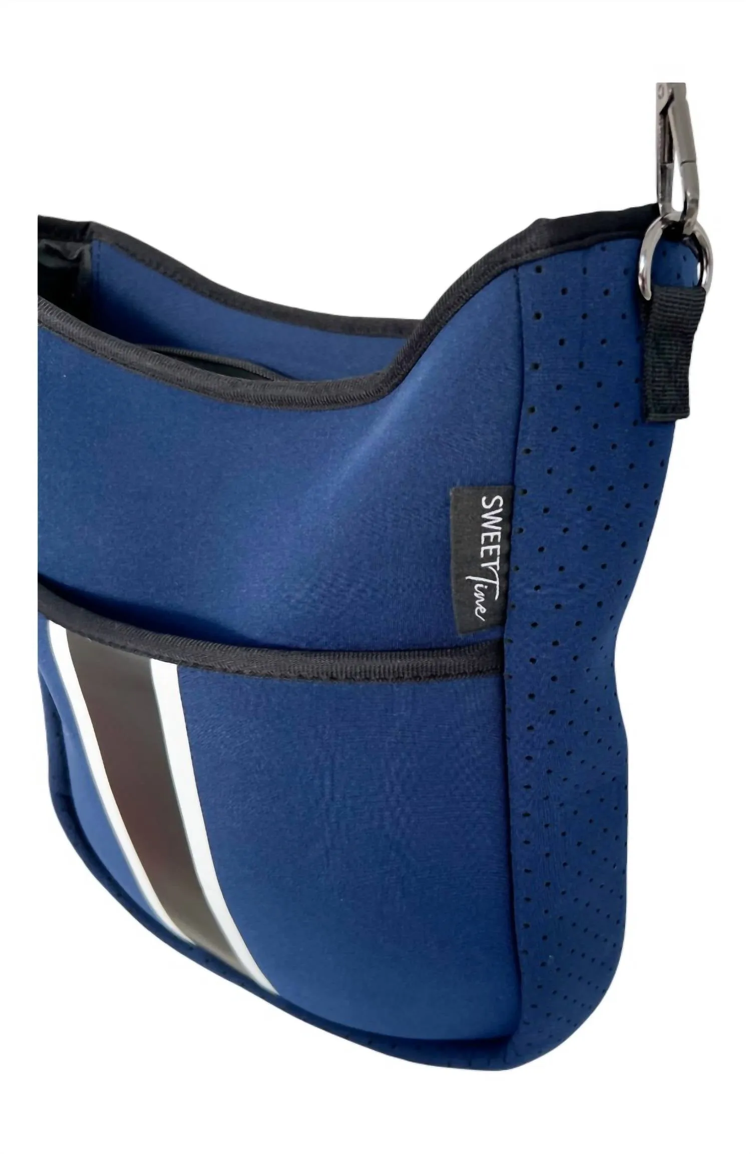 Women's Neoprene Crossbody Bag In Navy