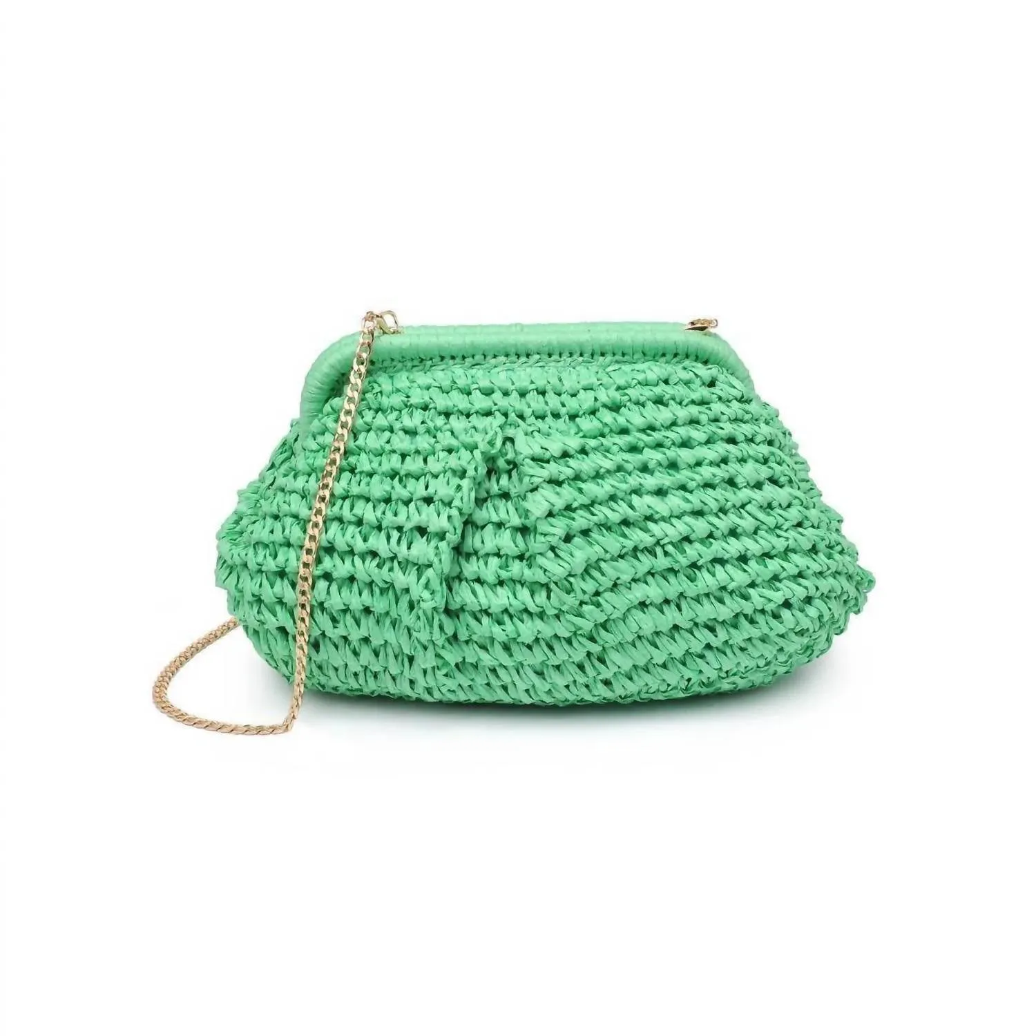 Women's Sage Clutch In Green