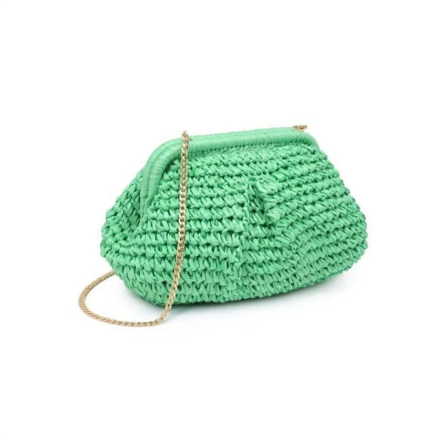 Women's Sage Clutch In Green