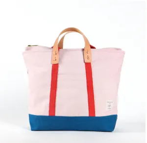 Women's Small Zipper Tote Bag In Pink