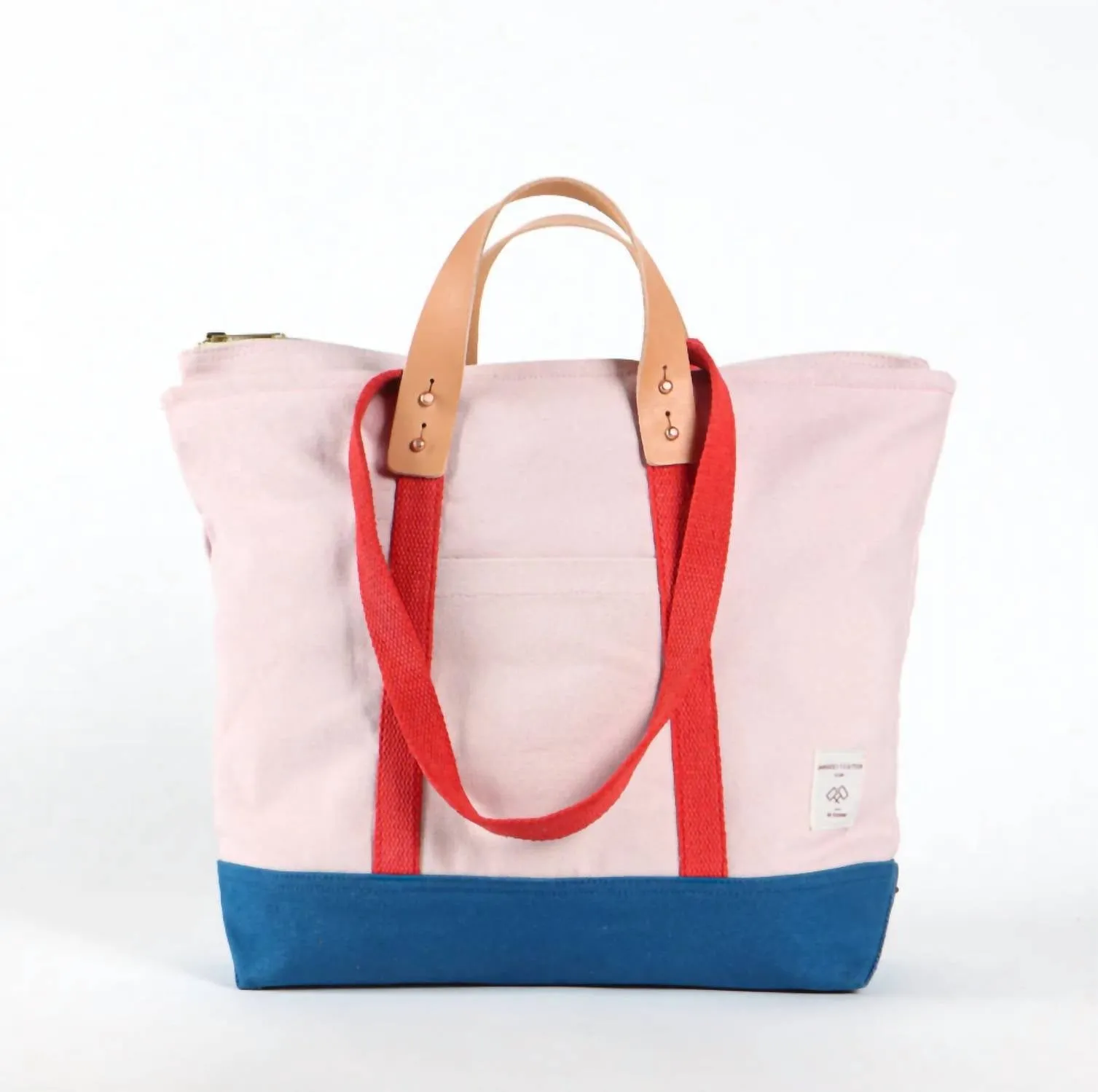 Women's Small Zipper Tote Bag In Pink