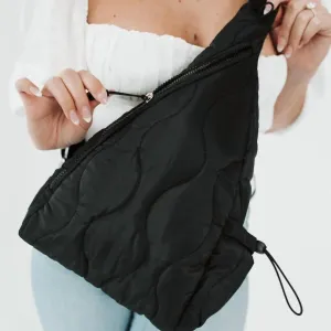 Women's Striding Through Philly Puffer Bag In Black