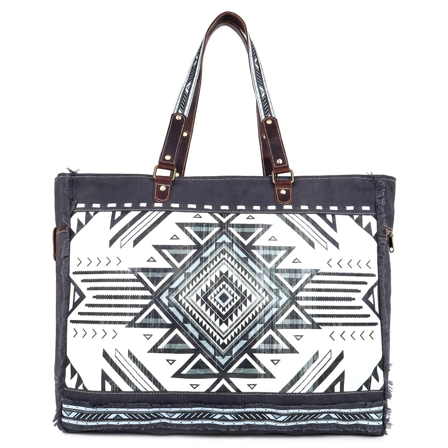 Women's Weekender Bag In Black/white