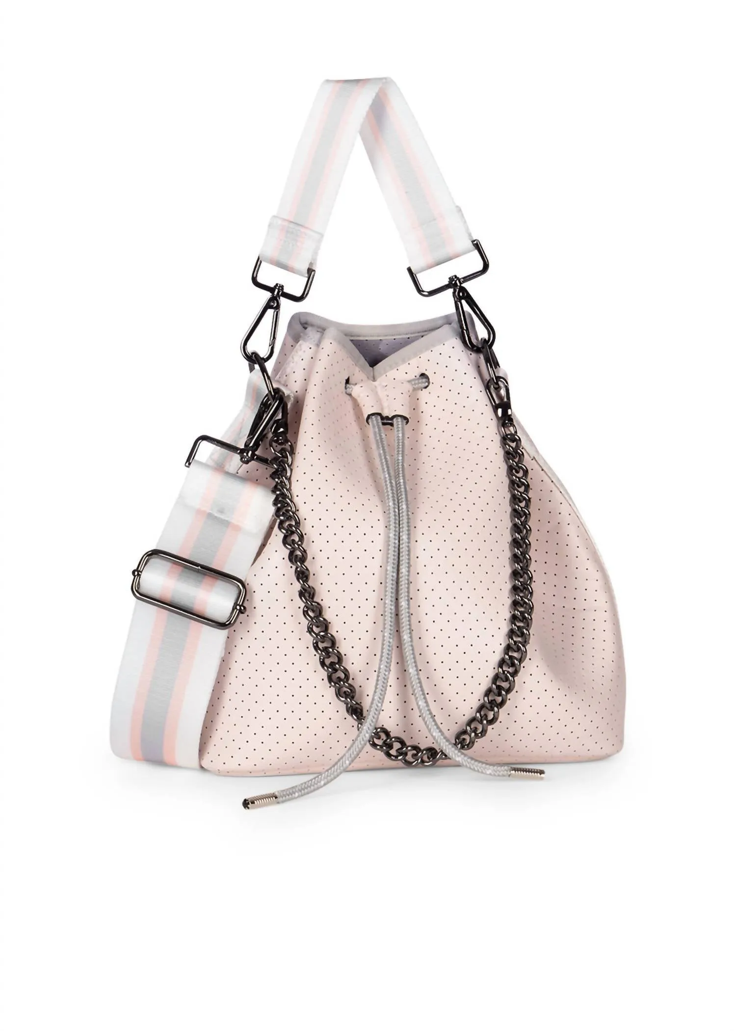 Women's Zoe Neoprene Bucket Bag In Shell