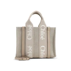 Woody Boyish Brown Linen Bag