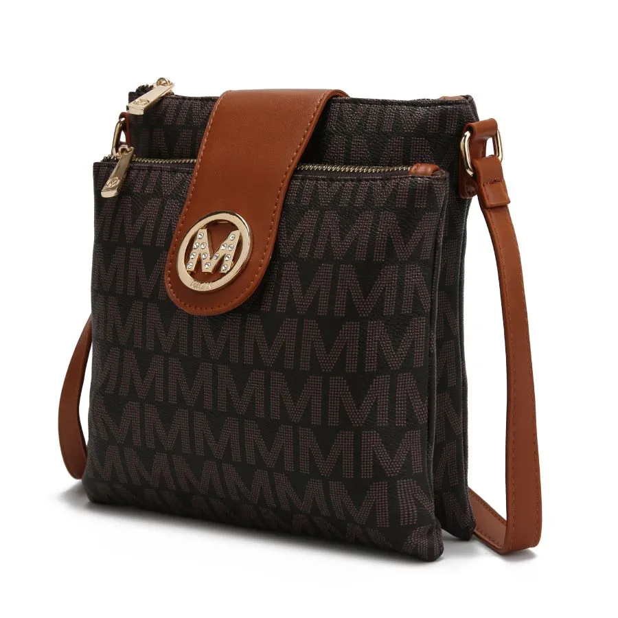 Wrigley M Signature Crossbody Handbag