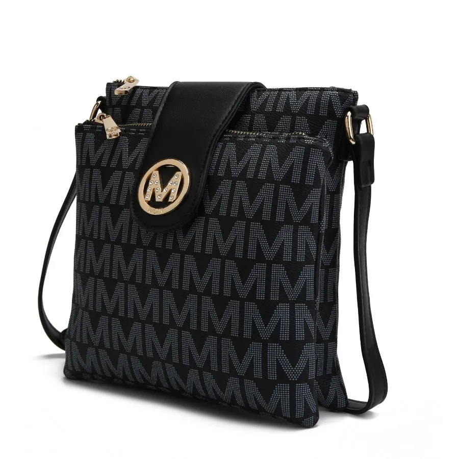 Wrigley M Signature Crossbody Handbag