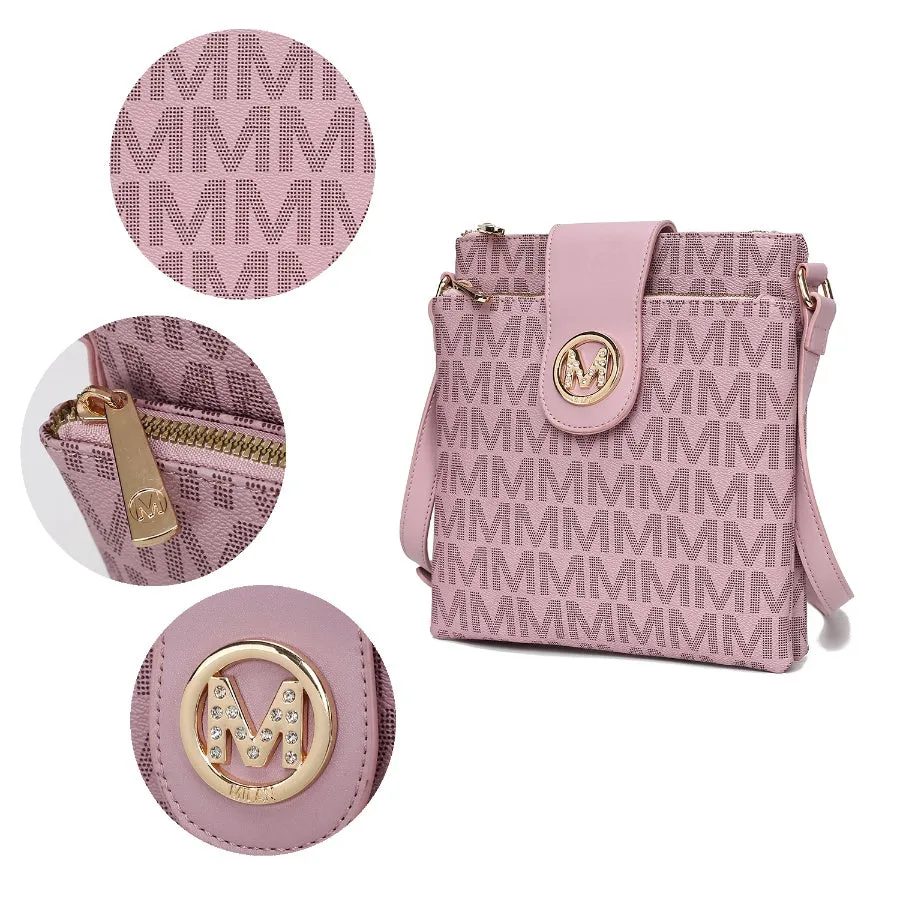 Wrigley M Signature Crossbody Handbag