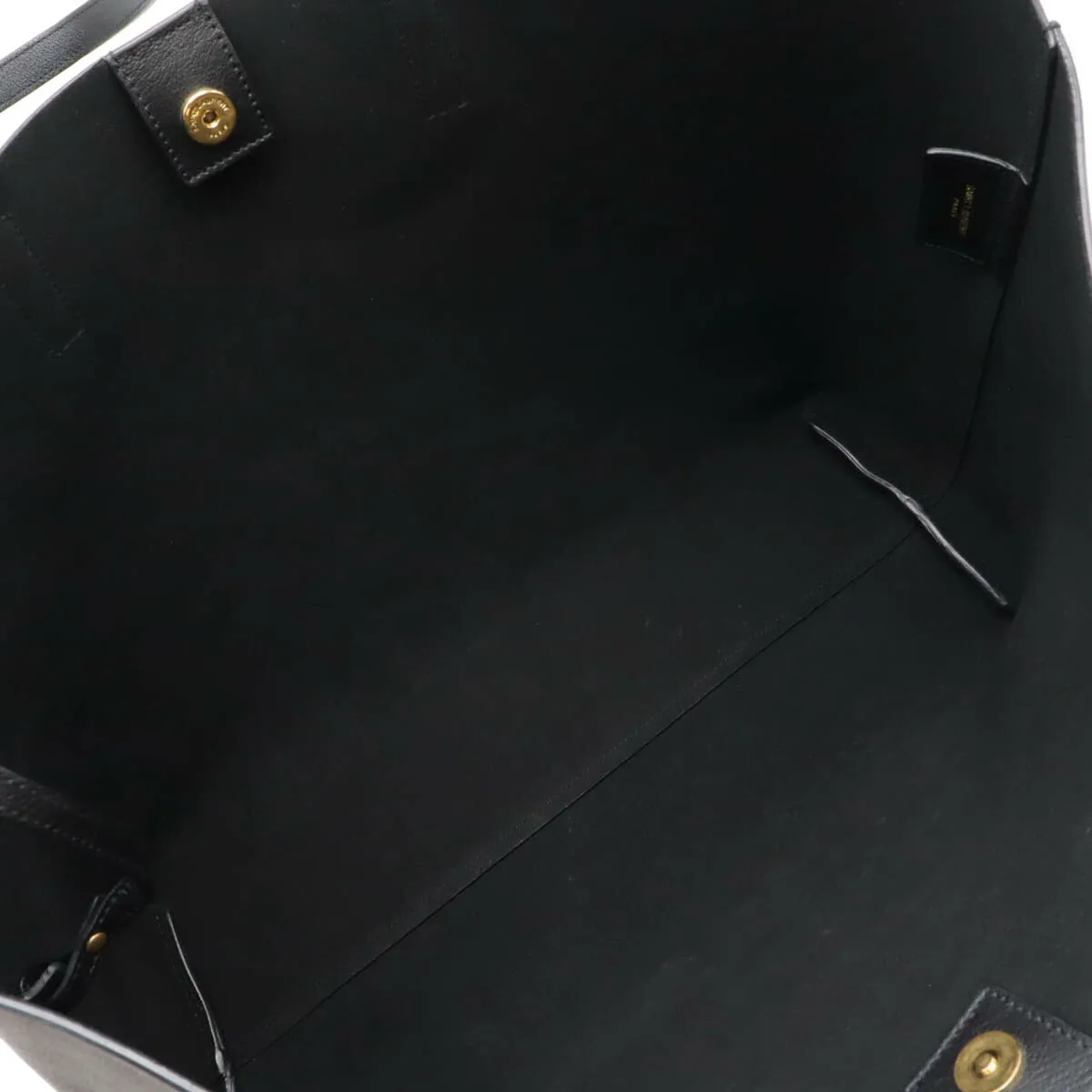 Yves Saint Laurent Leather Tote Bag Black