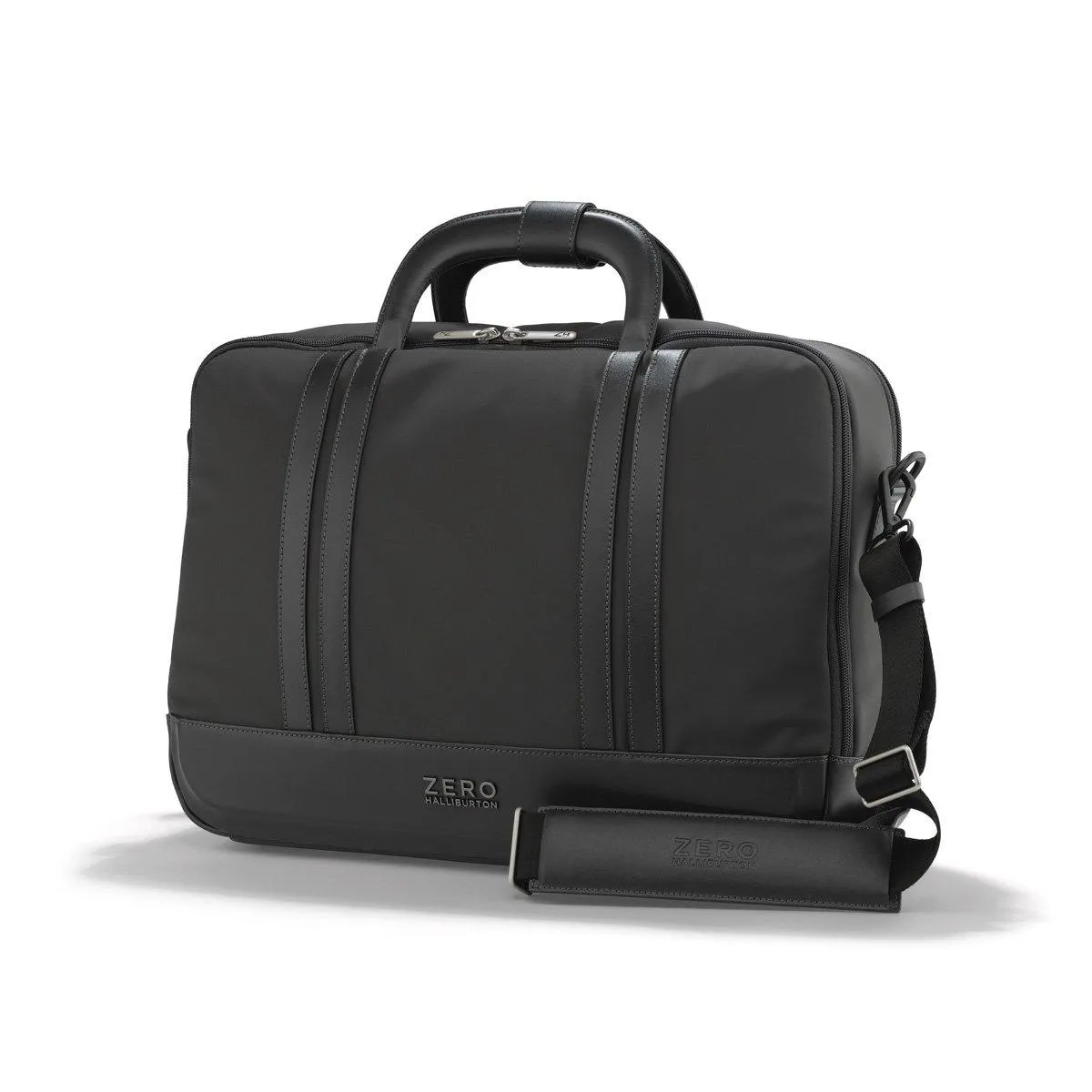ZERO Halliburton The Journal Nylon Checkpoint Friendly Lightweight Briefcase