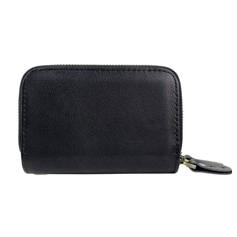 Zipper Key Holder for Car Keys Leather Key Wallet Mens Leather Car Key Fob Wallet Leather Key Holder Wallet